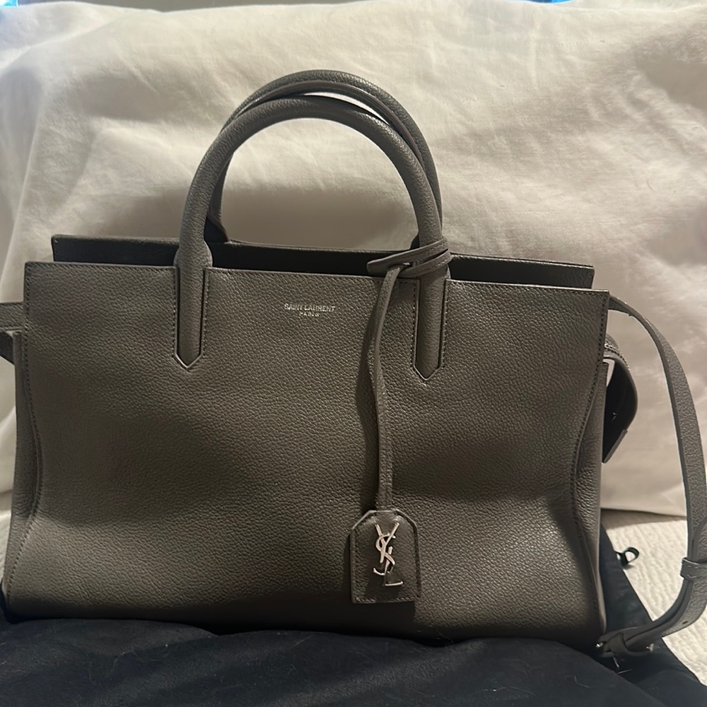Saint Laurent Rive Gauche cabas Leather Small Bag